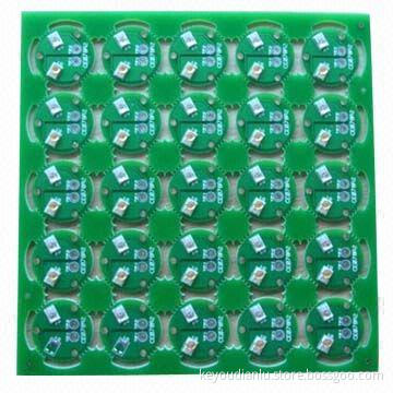 Double-sided PCB with FR4 Base and 1.6mm Board Thickness, Suitable for Telecommunication Products